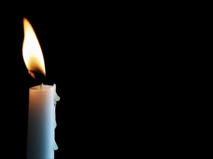 Single White Candle