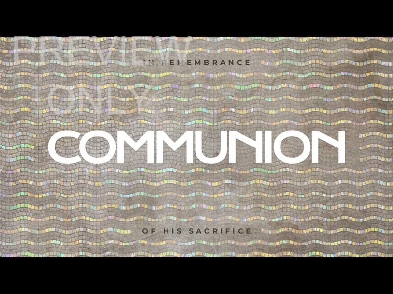 Easter Tile Communion Still