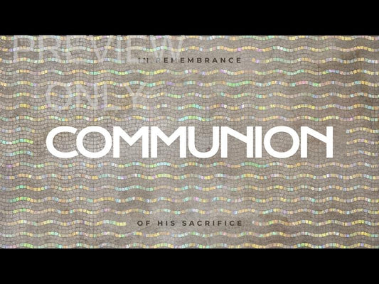 Easter Tile Communion Still