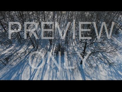 Aerial Snow Long Shadow