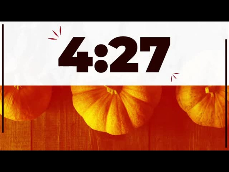 Half Pumpkin Timer