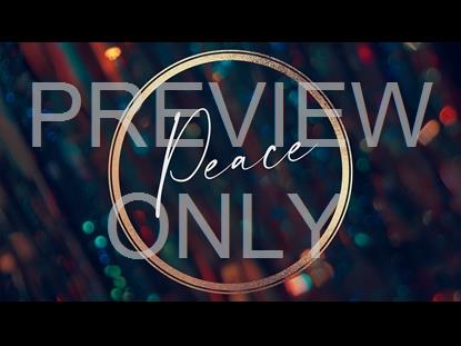 Holiday Bokeh Peace