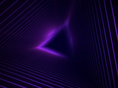 Geo Depths Purple Triangle