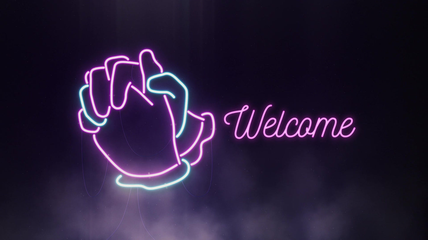 Neon Prayer Welcome Still