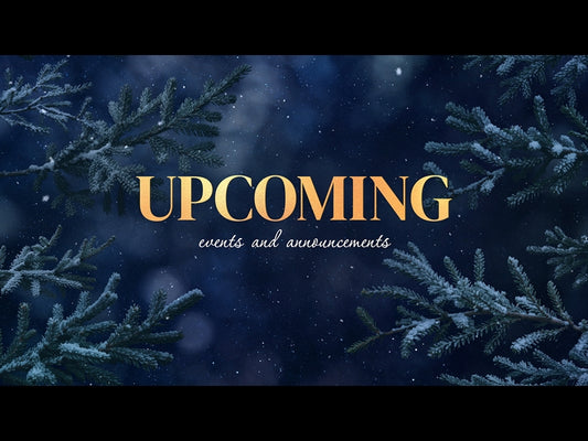 Christmas Wintertide Upcoming