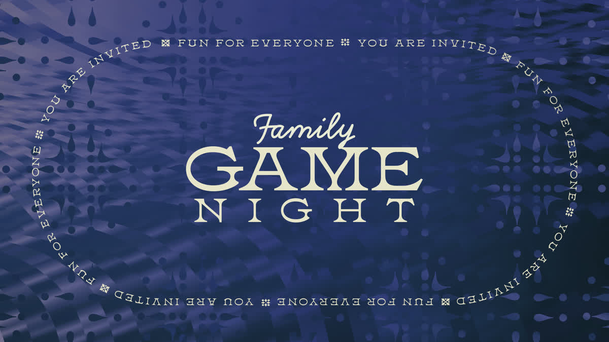 Solar Patterns Family Game Night Title