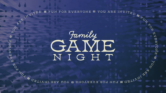 Solar Patterns Family Game Night Title
