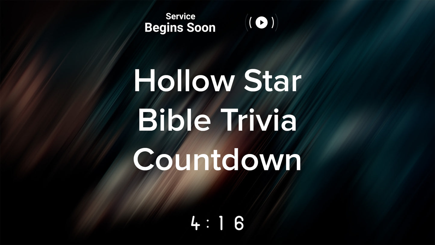 Hollow Star Trivia Countdown