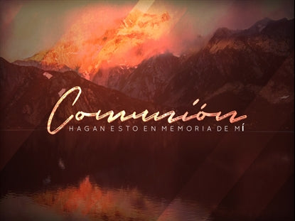 Raised Hallelujah Communion Motion Spanish