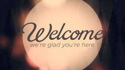 Bokeh Lights Welcome Still