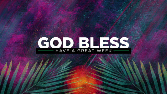 Radiant Paint Palm Sunday God Bless