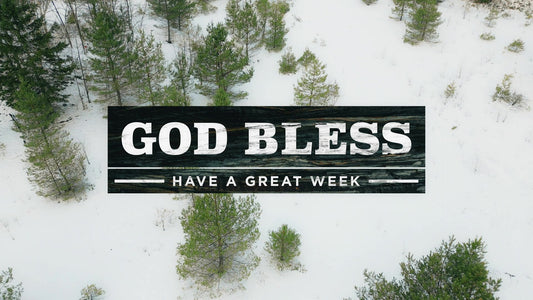 Winter Woods God Bless 01