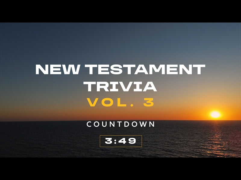 New Testament Trivia Vol 3 Countdown