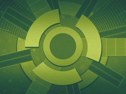 Spinning Circles Green