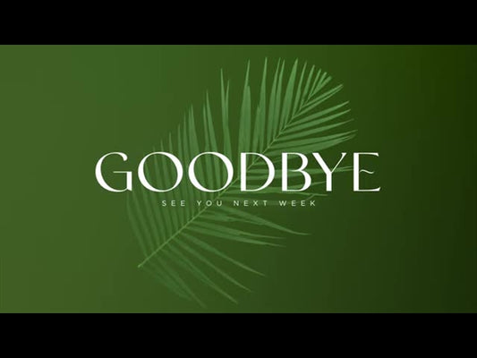 Palm Sunday Ink Goodbye