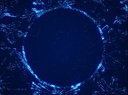 Sparkle Snowflakes Circle