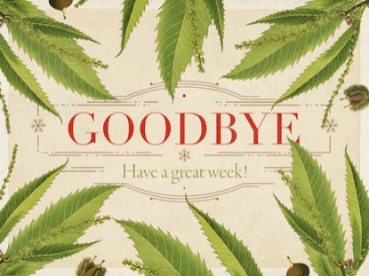 Christmas Botanical Goodbye