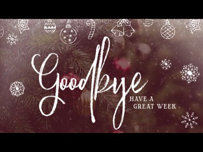 All I Want For Christmas Closing Motion