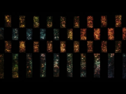 Grid Stained Glass Windows