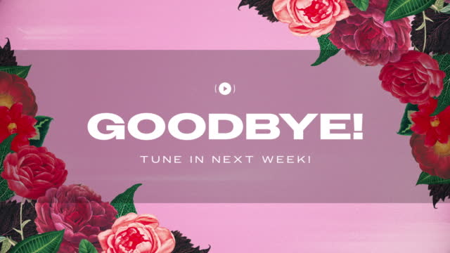Vintage Floral Exit Stream