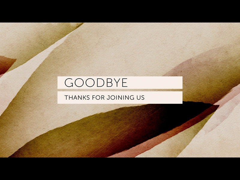 Fall Canvas Goodbye