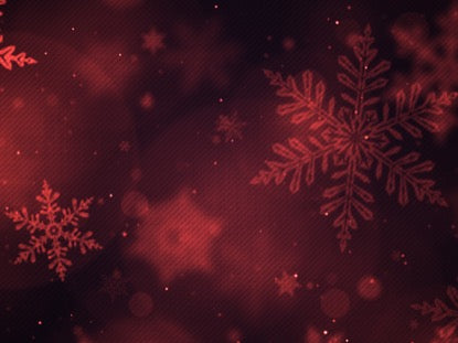 Christmas Glow Snowflakes Red Fast