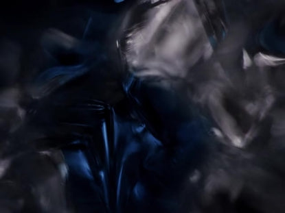 Sculpted Glass Bw Blue