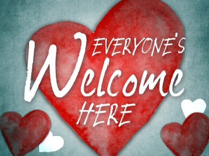 Valentines Hearts Welcome Motion