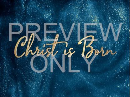 Christmas Magic Christ Is Born Still