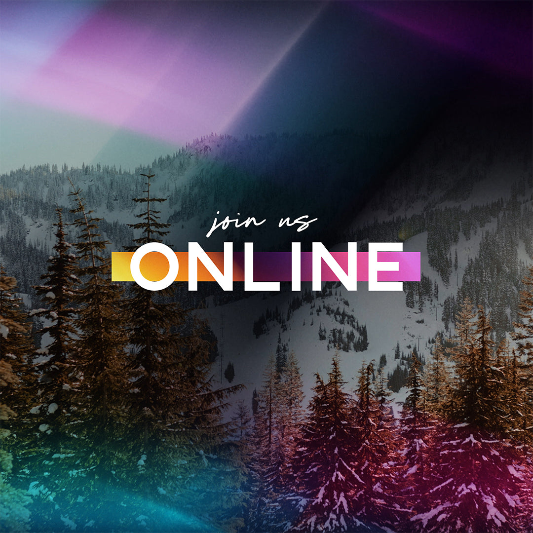 Christmas Light Social Graphic Join Us Online