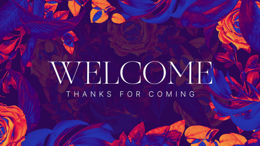 Easter Neon Welcome Still