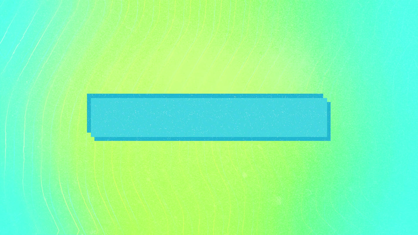 Summer Vibes Green Blue Box