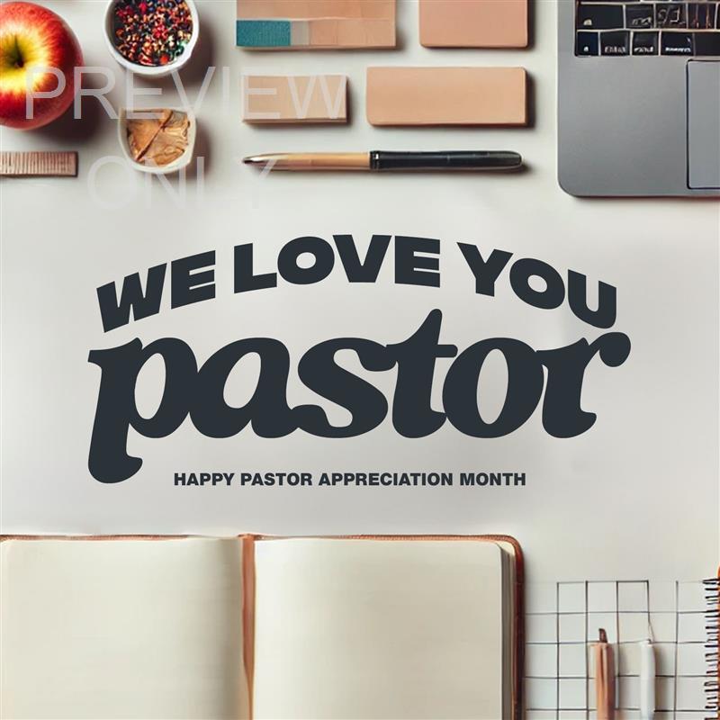 We Love You, Pastor! Social Graphic Title