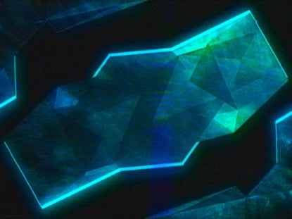 Blue Power Frame Retro