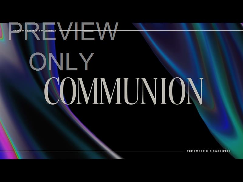 Liquid Chrome Communion Still