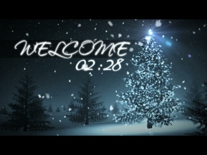 Welcome Christmas Tree Countdown