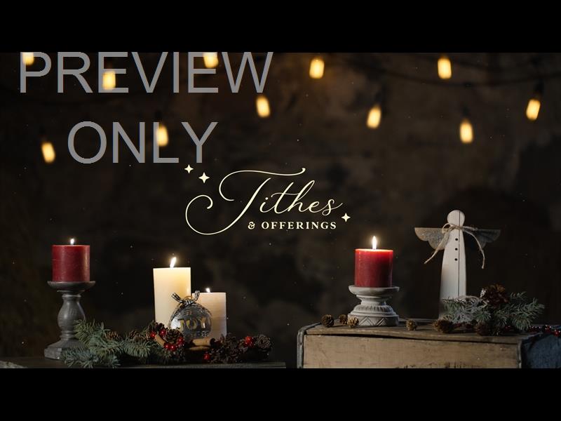 Rustic Christmas Tithes Still