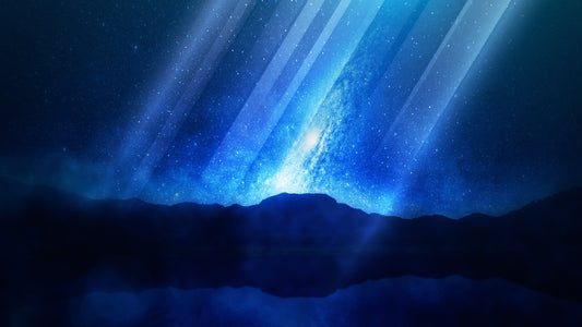 Galaxy Rays Ocean Still