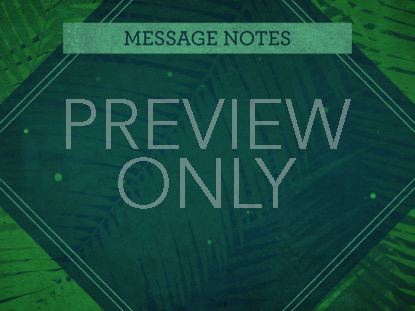 Palm Sunday Watercolors Message Notes