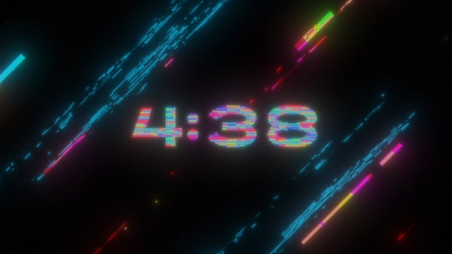 Led Glitch Countdown