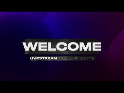 Livestream Welcome Livestream Begins Shortly Multicolor