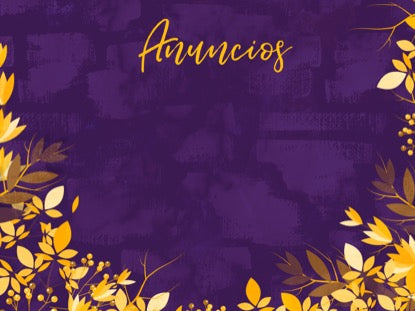 Autumn Breeze Announcements Motion Spanish
