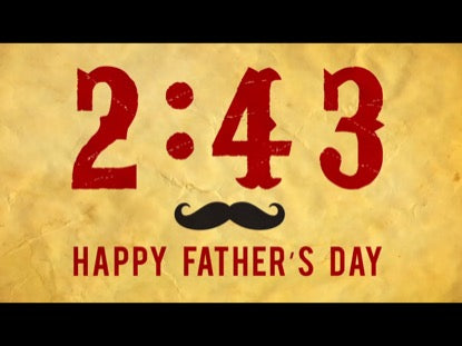 Father's Day Mustache Coutndown