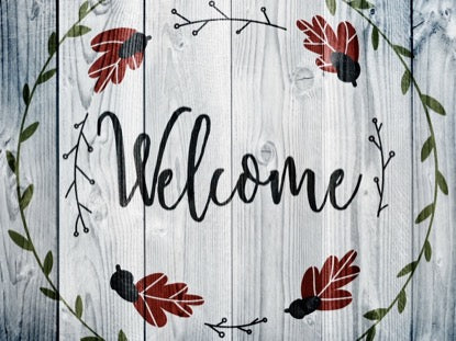 Thanksgiving Art Welcome Motion