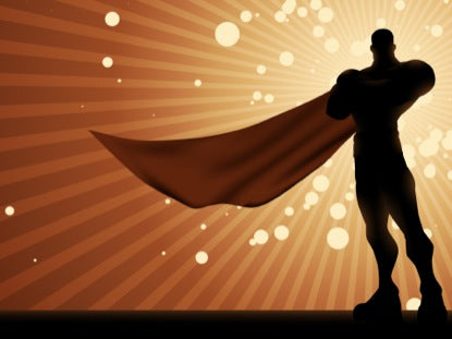 Superhero With Cape