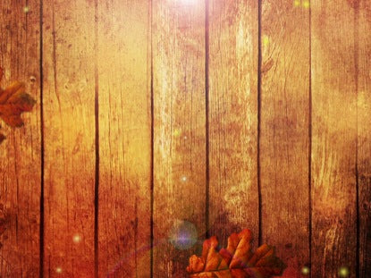 Rustic Wood Leaves