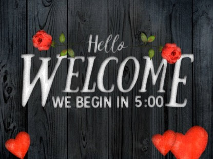 Wooden Valentine Countdown