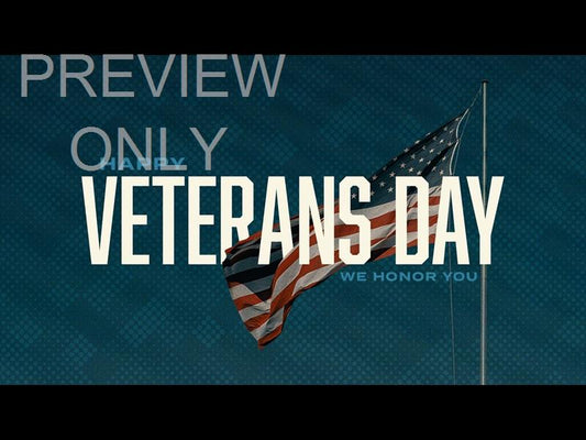 Happy Veterans Day Title Graphic