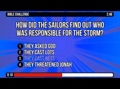 Bible Challenge Countdown - Jonah 1