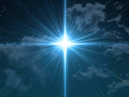 Large Star With Clouds